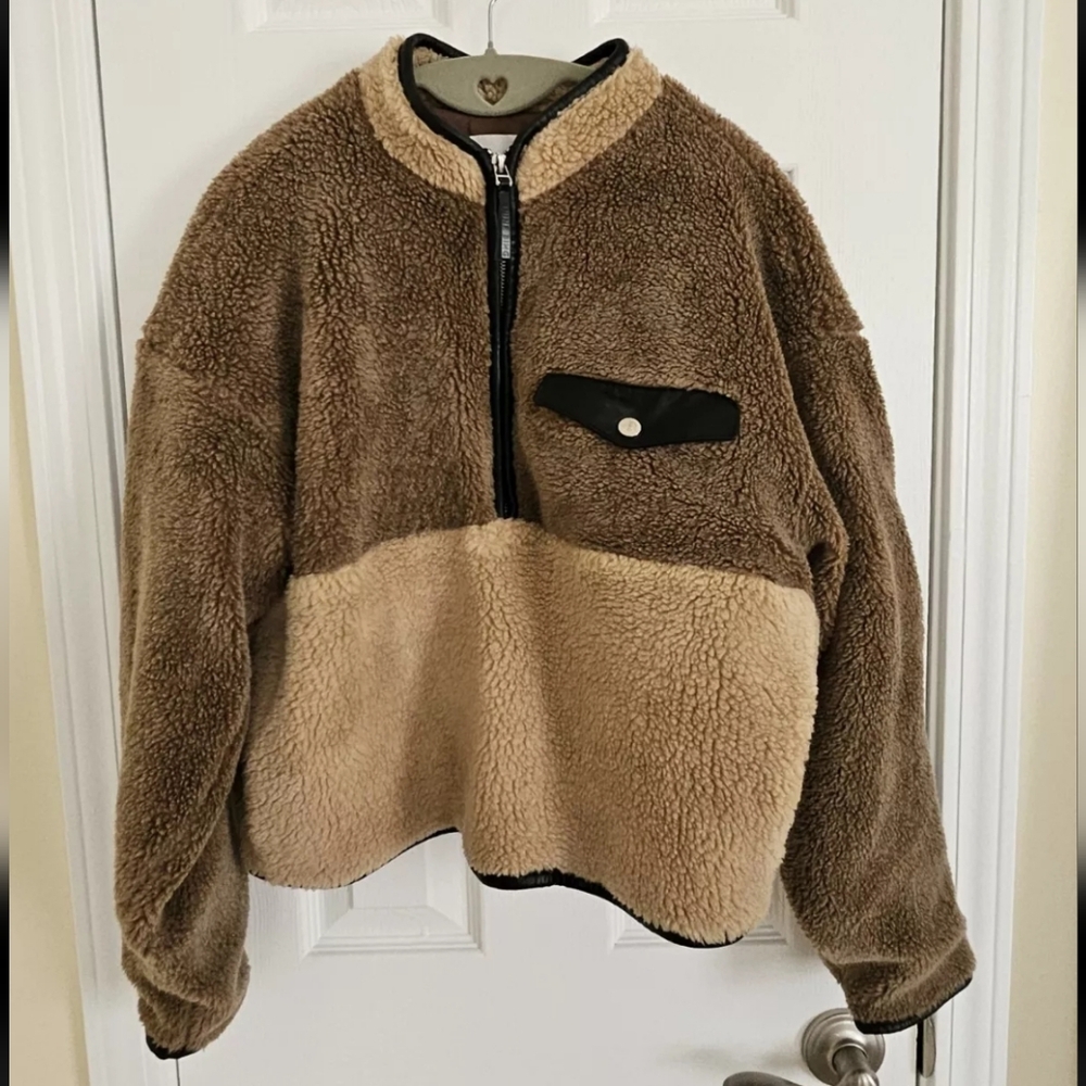 Anine Bing Royce Pullover - Brown And Camel XS MRSP $365 - Picture 5 of 8